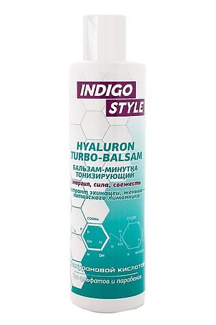 KRISTALLER Indigo Бальзам турбо-минутка тонизирующий с гиалуроновой кислотой, 200 мл #1108115