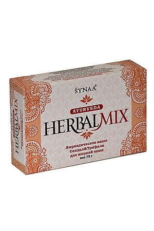 KRISTALLER Synaa Аюрведическое мыло сандал и трифала Herbalmix, 75 г #1108150