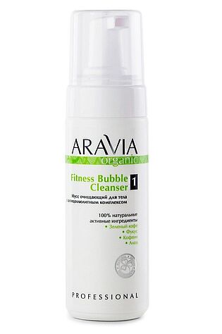 KRISTALLER Aravia Мусс для тела антицеллюлитный / Organic Fitness Bubble Cleanser, 160 мл #1108174