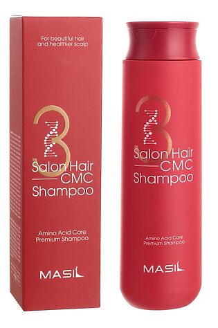 KRISTALLER Masil Шампунь для волос восстанавливающий с аминокислотами / 3 Salon Hair CMC Shampoo, 300 мл #1108181
