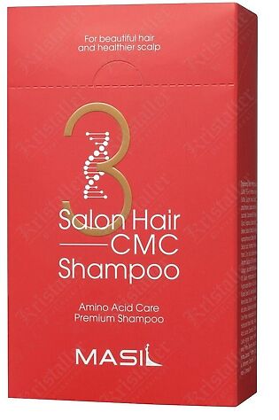 KRISTALLER Masil Шампунь для волос восстанавливающий с аминокислотами / 3 Salon Hair CMC Shampoo, 20 шт. х 8 мл #1108183