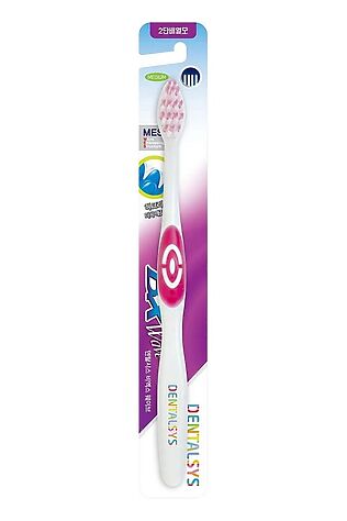 KRISTALLER Dental Clinic 2080 Зубная щётка / Dentalsys BX Wave Classic, средней жесткости, в ассортименте, 1 шт. #1108189