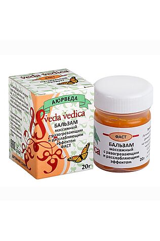 KRISTALLER Veda Vedica Бальзам массажный с разогревающим и расслабляющим эффектом ФАСТ #1108193