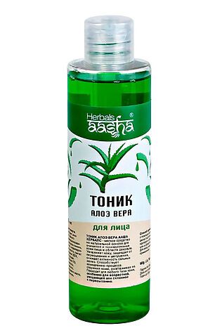 KRISTALLER Aasha Herbals Тоник для лица / Алоэ вера, 200 мл #1108196