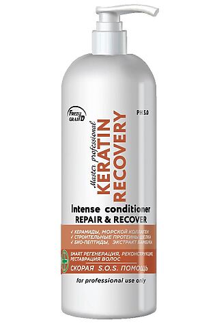 KRISTALLER Frezy Grand Кондиционер для регенерации и реконструкции волос / Keratin Recovery PH 5.0, 1000 мл #1108296