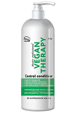 KRISTALLER Frezy Grand Кондиционер для роста волос, уплотнения, против выпадения / Vegan Therapy Control Conditioner PH 5.5, 1000 мл #1108303