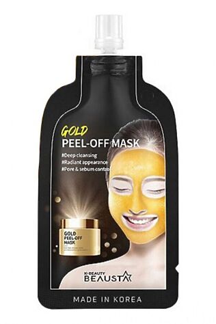 KRISTALLER Beausta Маска-плёнка для лица очищающая с частицами золота / Gold Peel Off Mask, 20 мл #1108339