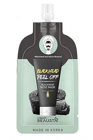 KRISTALLER Beausta Маска-плёнка для носа против чёрных точек / Blackhead Nose Mask, 20 мл #1108341