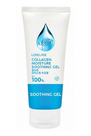 KRISTALLER Lebelage Универсальный гель с коллагеном / Moisture Collagen Purity 100% Soothing Gel, 100 мл #1108390