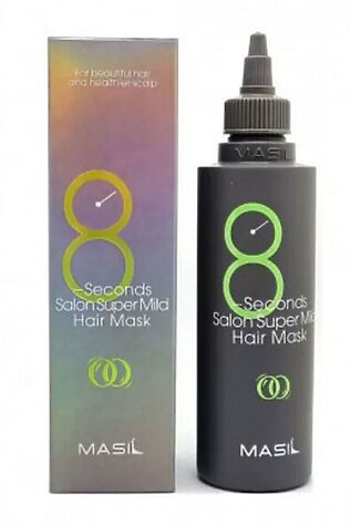 KRISTALLER Masil Маска для волос восстанавливающая для ослабленных волос / 8 Seconds Salon Super Mild Hair Mask, 200 мл #1108393