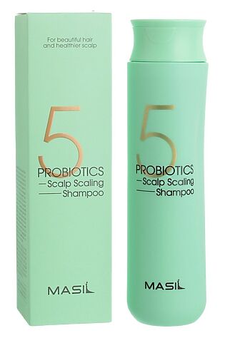 KRISTALLER Masil Шампунь для волос глубокоочищающий с пробиотиками / 5 Probiotics Scalp Scaling Shampoo, 300 мл #1108464