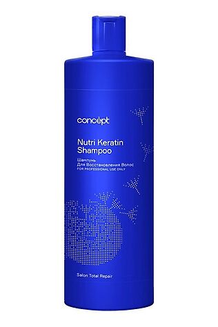 KRISTALLER Сoncept Шампунь для восстановления волос / Salon Total Repair Nutri keratin Shampoo, 1000 мл #1108526
