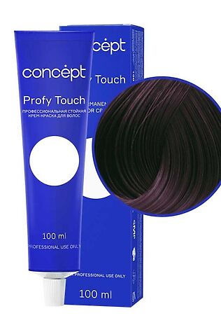 KRISTALLER Concept Profy Touch 4.6 Профессиональный крем-краситель для волос, берлинская лазурь, 100 мл #1108550
