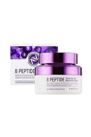 KRISTALLER Enough Восстанавливающий крем с пептидами / 8 Peptide Sensation Pro Balancing Cream, 50 мл #1108590