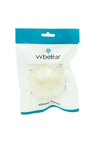 KRISTALLER VVbetter Конжаковый спонж для лица / Konjac Sponge #1108605
