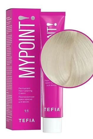 KRISTALLER TEFIA Mypoint 0.0A корректор для рассветления уровня тона / Permanent Hair Coloring Cream, 60 мл #1108672