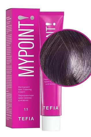 KRISTALLER TEFIA Mypoint Пепельный корректор для волос / Permanent Hair Coloring Cream, 60 мл #1108673
