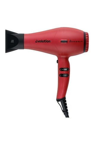 KRISTALLER Dewal Профессиональный фен для волос / 03-9010 Red Pro Elegance, красный, 2300 Вт #1108718