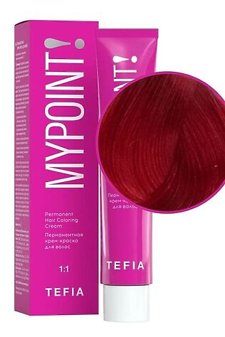 KRISTALLER TEFIA Mypoint Красный корректор для волос / Permanent Hair Coloring Cream, 60 мл #1108798