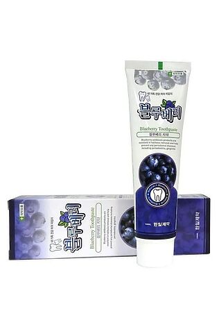 KRISTALLER Hanil Зубная паста с экстрактом голубики / Natural A Blueberry Toothpaste, 180 г #1108950