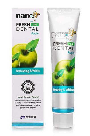 KRISTALLER Hanil Зубная паста с экстрактом яблока отбеливающая / Nano Fresh Dental Apple, 160 г #1108952