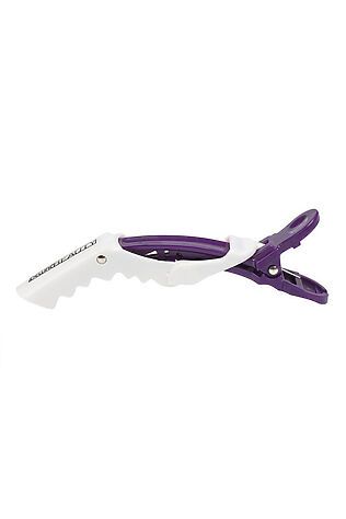 KRISTALLER Dewal Beauty Набор зажимов для волос DBCH36white/purple, бело-фиолетовый, 4 шт. #1108966