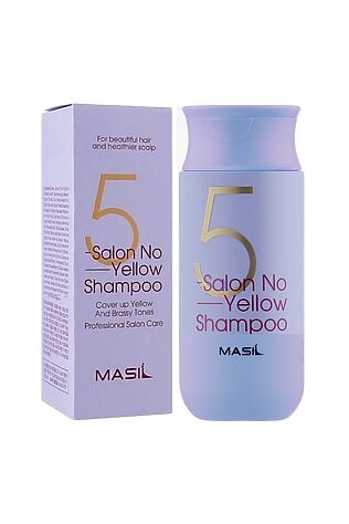 KRISTALLER Masil Шампунь для нейтрализации желтизны волос / 5 Salon No Yellow Shampoo, 150 мл #1109044