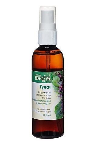 KRISTALLER Aasha Herbals Натуральная цветочная вода / Тулси, 100 мл #1109059