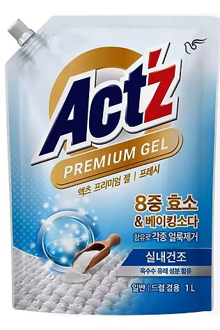KRISTALLER PIGEON Концентрированный гель для стирки с ароматом мяты / Act'z Premium Fresh, 1000 мл #1109102