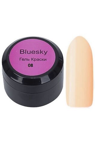 KRISTALLER Bluesky Гель-краска для ногтей / Classic 08, крем-брюле, 8 мл #1109230