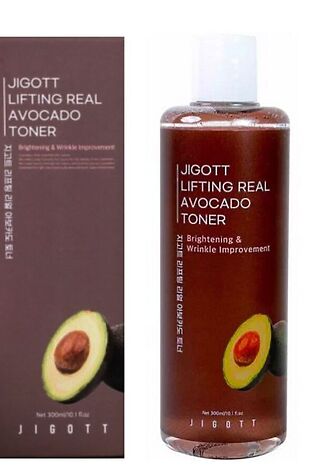 KRISTALLER Jigott Тонер с экстрактом авокадо / Lifting Real Avocado Toner, 300 мл #1109241