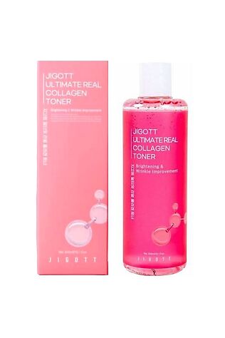 KRISTALLER Jigott Омолаживающий тонер с коллагеном / Ultimate Real Collagen Toner, 300 мл #1109244