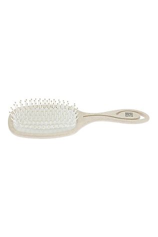 KRISTALLER Dewal Beauty Щетка массажная с нейлоновым штифтом / Eco-Friendly DBEF3-Beige, прямоугольная, бежевый #1109253