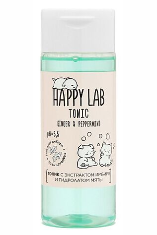 KRISTALLER Happy Lab Тоник для лица имбирь и мята, 150 мл #1109290