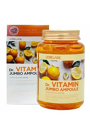 KRISTALLER Lebelage Ампульная сыворотка с витаминами / Dr. Vitamin Jumbo Ampoule, 250 мл #1109322