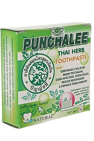 KRISTALLER Punchalee Растительная зубная паста / Thai Herb Toothpaste, 25 г #1109358