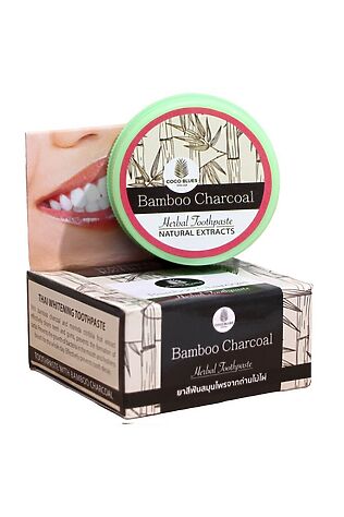 KRISTALLER Coco Blues Травяная зубная паста с экстрактом бамбукового угля / Bamboo Charcoal Herbal Toothpaste, 30 г #1109360