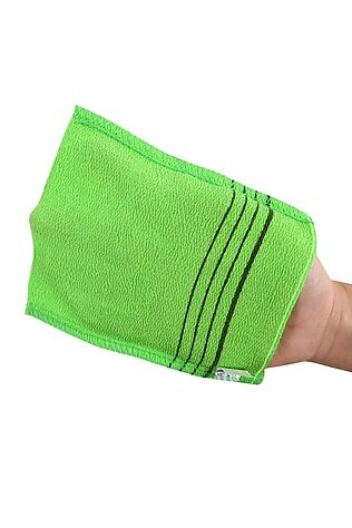 KRISTALLER Shower Towel Мочалка для душа / Body Glove Exfoliating Towel, зеленый #1109401