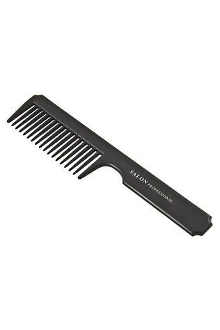 KRISTALLER Salon Гребень с широкой ручкой 350-316, черный, 21,5 см #1109407