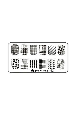 KRISTALLER Planet Nails Диск с шаблонами для дизайна ногтей 23088, в ассортименте #1109458