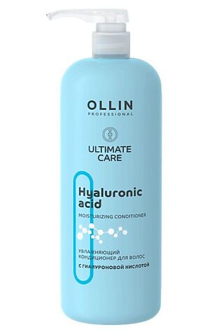 KRISTALLER Ollin Увлажняющий кондиционер для волос с гиалуроновой кислотой / Ultimate Care, 1000 мл #1109465