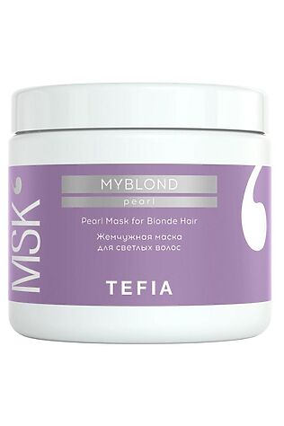KRISTALLER TEFIA Myblond Жемчужная маска для светлых волос / Pearl Mask for Blonde Hair, 500 мл #1109485