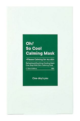 KRISTALLER One-day's you Успокаивающие тканевые маски / Oh! So Cool Calming Mask, 5 шт. #1109494