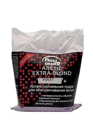 KRISTALLER Frezy Grand Профессиональная пудра для обесцвечивания волос / Powder Bleach Arctic Extra Blond Violet 7+, 500 г #1109508