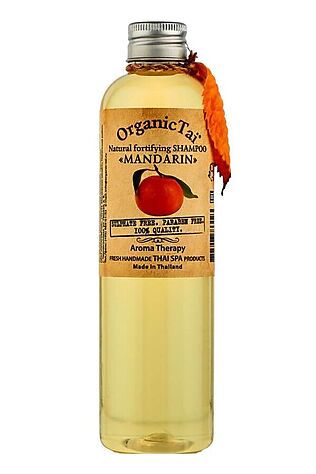 KRISTALLER OrganicTai Натуральный укрепляющий шампунь для волос «Мандарин», 260 мл #1109518