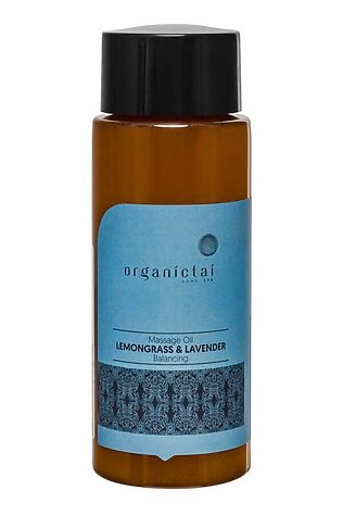 KRISTALLER OrganicTai Массажное масло «Лемонграсс и лаванда» балансирующее, 100 мл #1109521