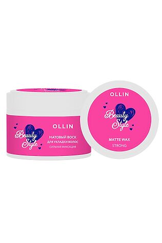 KRISTALLER Ollin Матовый воск для укладки волос сильной фиксации / Beauty Style, 50 г #1109541