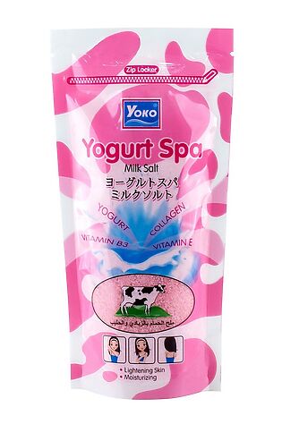KRISTALLER Siam Yoko Солевой скраб для тела с молоком и йогуртом / Spa Milk Yogurt Salt, 300 г #1109681