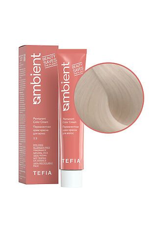 KRISTALLER TEFIA  Ambient 0.0А Перманентная крем-краска для волос / Аммиачный корректор, 60 мл #1109686