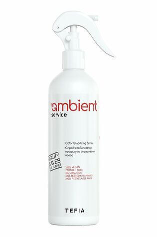 KRISTALLER TEFIA  Ambient Спрей-стабилизатор процедуры окрашивания волос / Service Color Stabilizing Spray, 500 мл #1109706